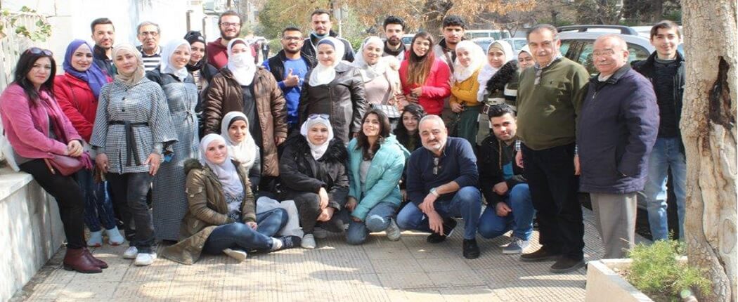 لقاء مع مهندسي مجموعة الصانعات الخضراء وطلاب كلية الزراعة بدمشق