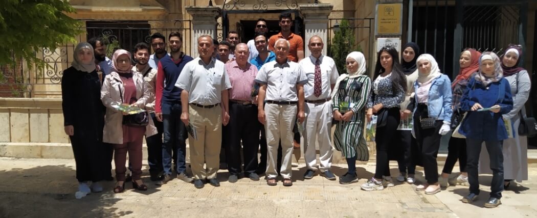 زيارة طلاب كلية الزراعة لمكتب حلب